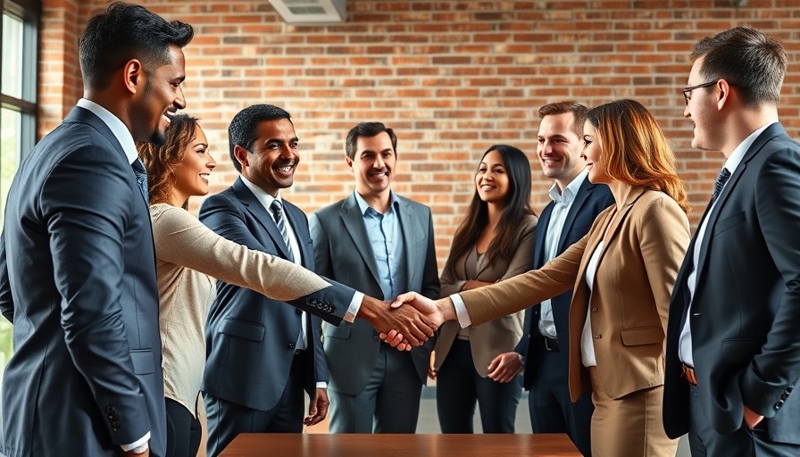 Launch B2B channel marketing program with team shaking hands.
