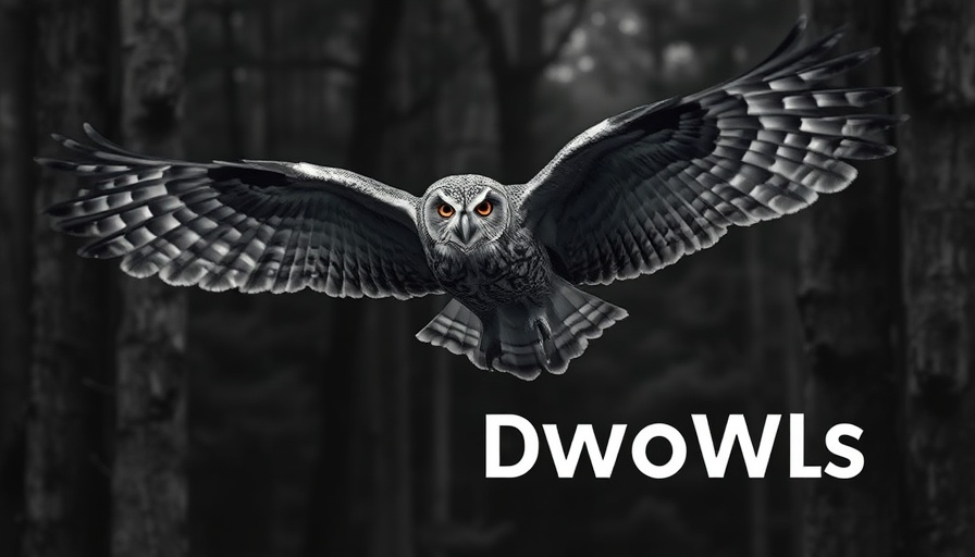 Majestic owl in sustainable fundraising campaigns concept image.