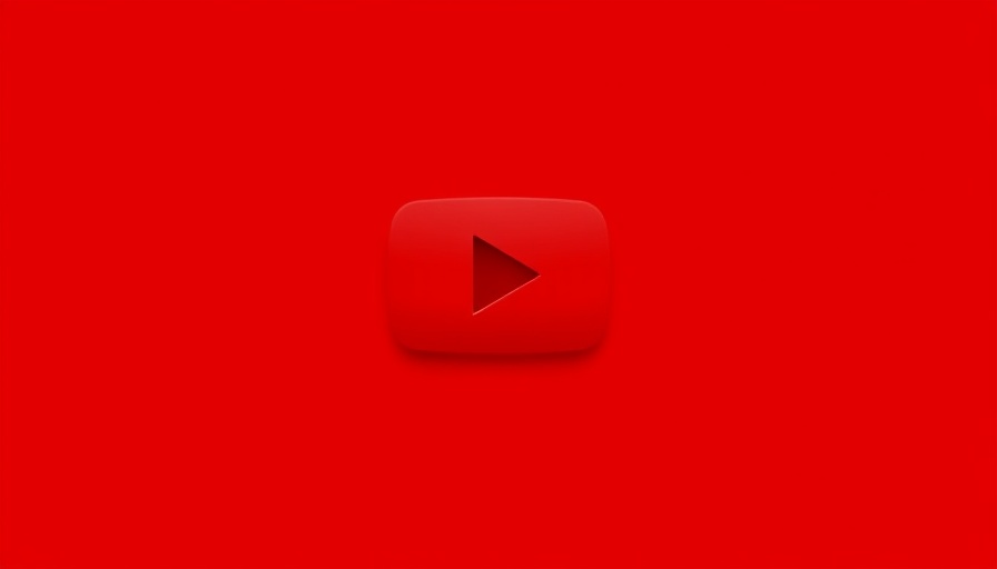 YouTube logo representing AI in digital marketing.