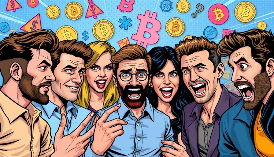 Discussion on White House crypto policy with vibrant cryptocurrency icons.
