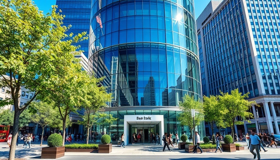 Modern Ditsobotla Co-operative Bank building in urban setting.