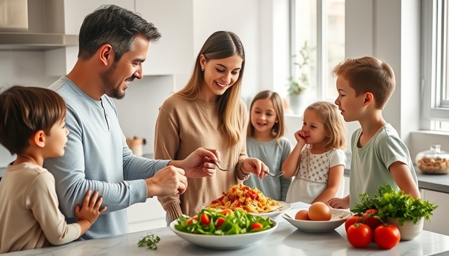 Family cooking together in a modern kitchen, Homestead Kitchens Eastern Cape home design.