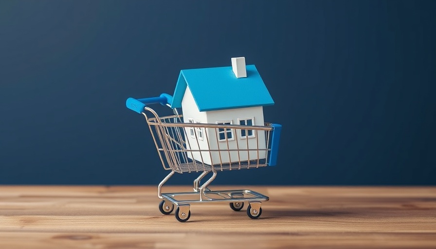 Miniature house in cart, symbolizing buying apartments in South Africa.