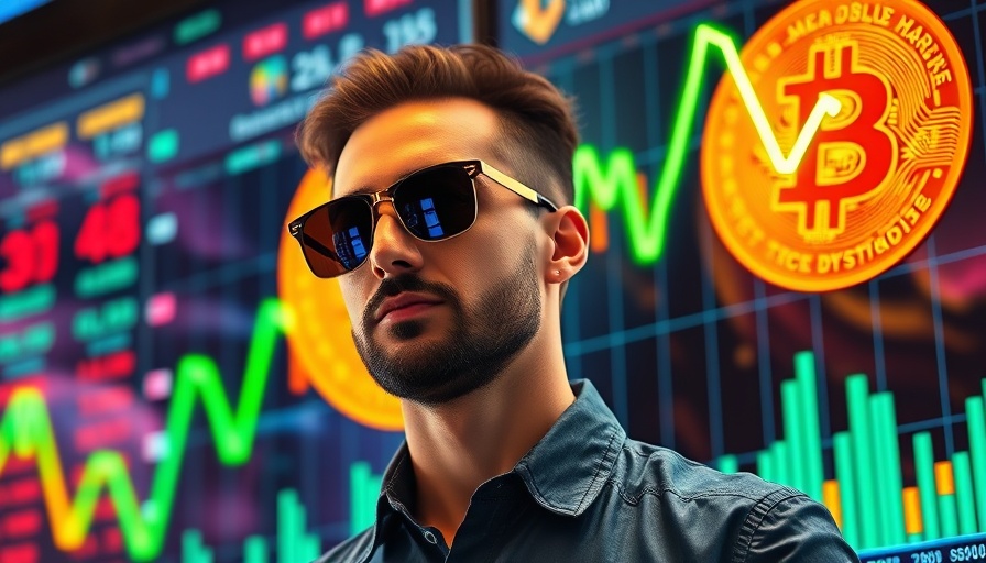 Crypto Market Dynamics visual with Bitcoin symbol and graph.