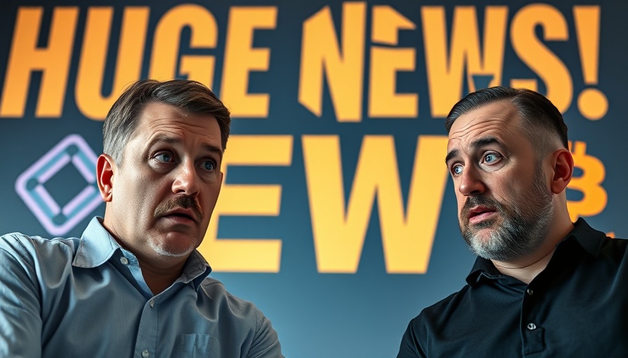 Exciting news about Chainlink Strategic Reserve with men discussing.