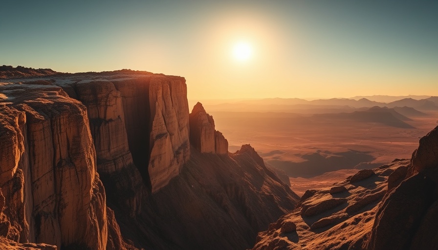 Golden cliffs at sunset in South Africa travel destinations.