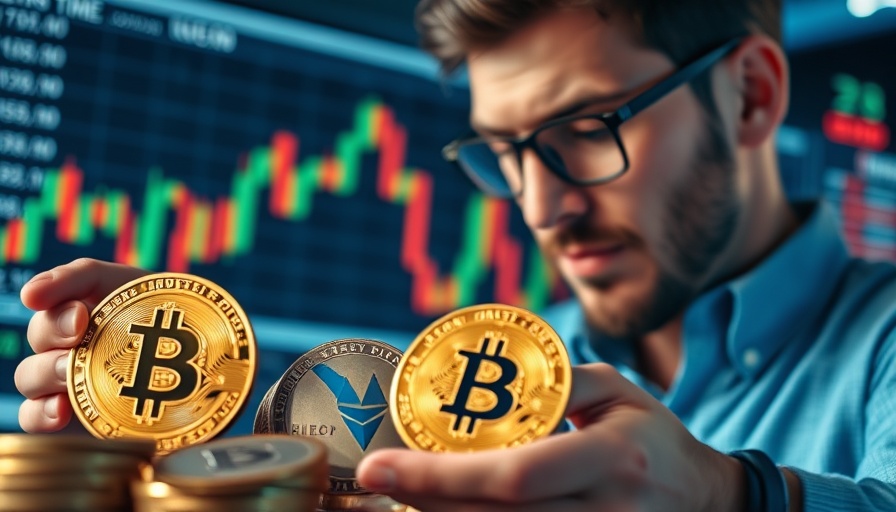 Bitcoin Altcoin Season Analysis with Bitcoin, Ethereum, XRP coins, vibrant colors.