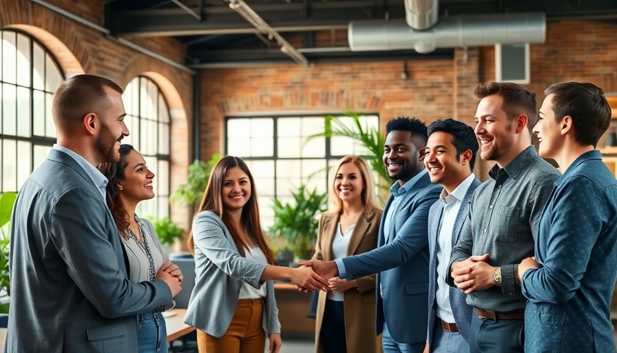 Invest in Your Brand Before Selling Your Business concept with people discussing in office.