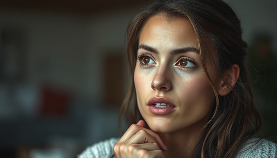 Young woman discussing teacher hustle and salary indoors.
