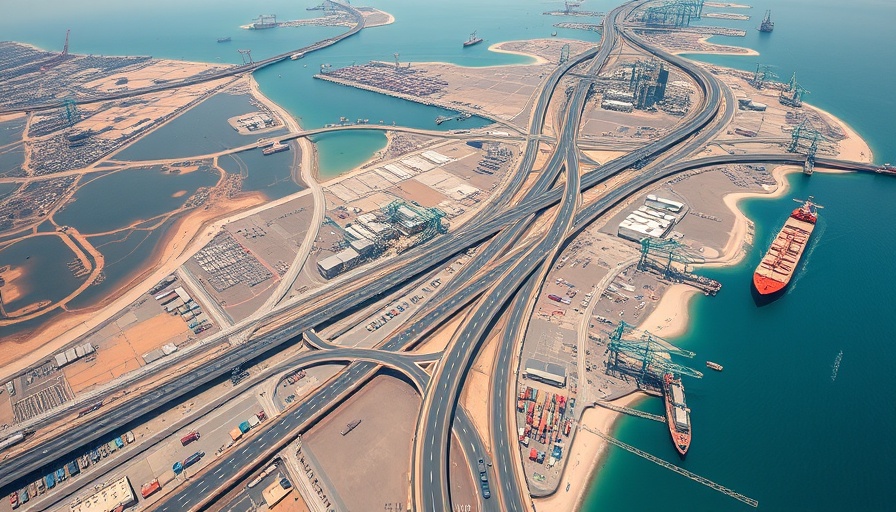 Southern Africa Smart Trade Corridor aerial view