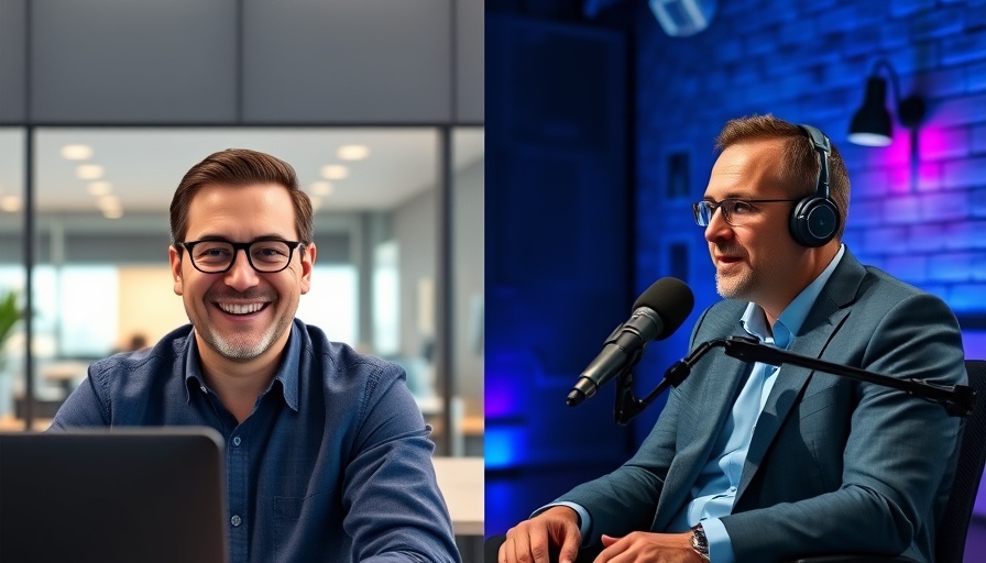 AI in digital marketing discussion between two professionals
