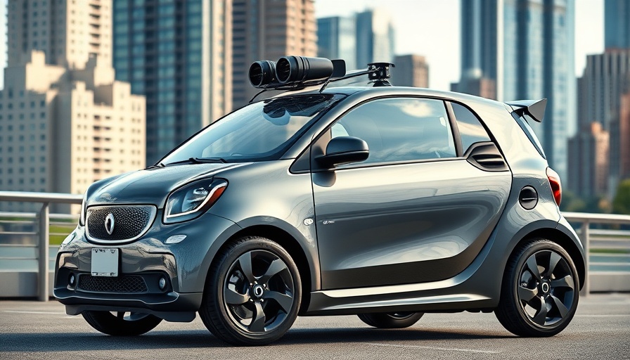 Small car upgrades in urban setting.