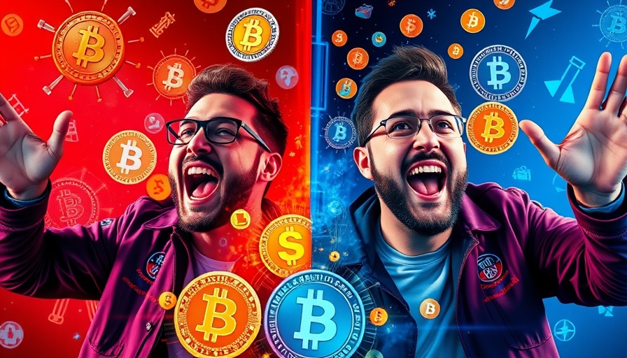 Exciting altcoin season digital collage with vibrant symbols.