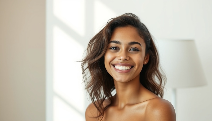 Portrait of a smiling woman, close-up.
