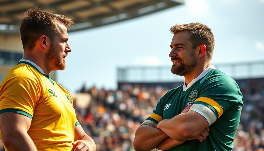 Springboks players discuss strategy in Rugby Championship.