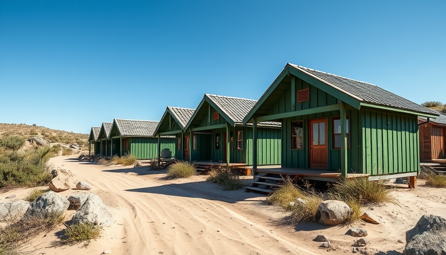 Ecotourism cabins in South Africa nestled in natural landscape.
