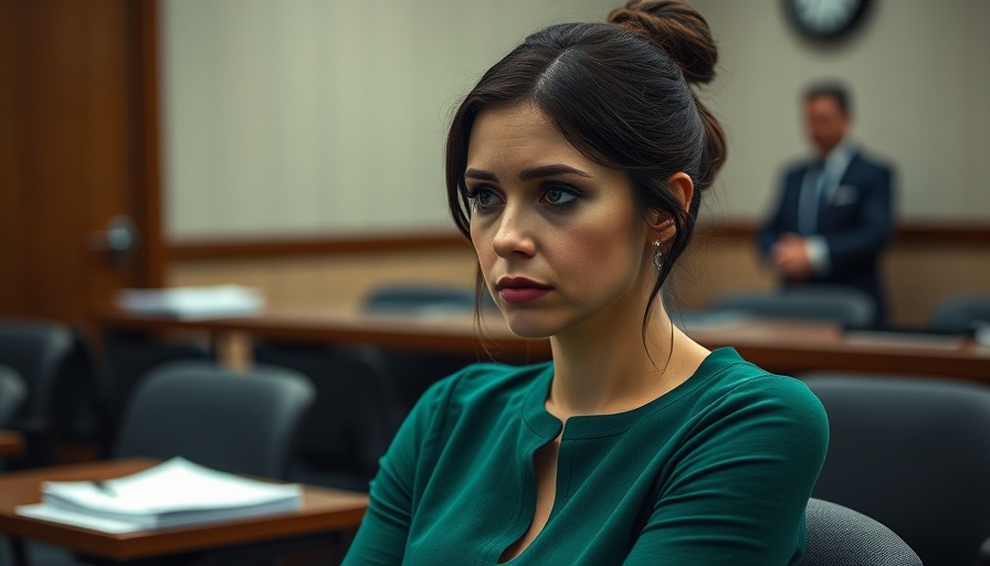 California babysitter sentenced for child abuse, emotional court scene.