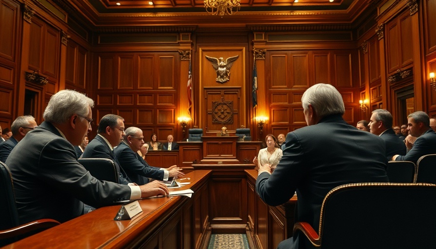 Tense courtroom scene during Zambia constitutional battle.