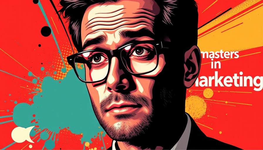 Pop art portrait exploring email marketing tactics.
