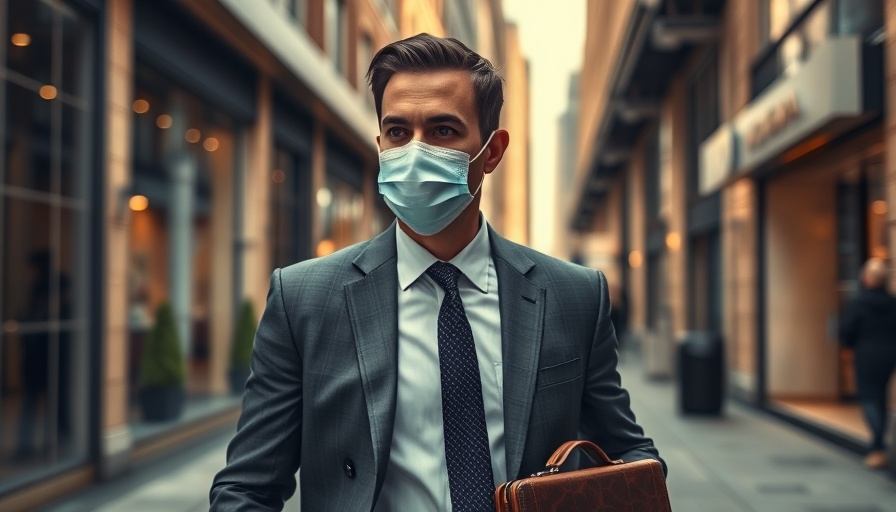Businessman managing a crisis, walking on a street, exemplifying managerial crisis management.