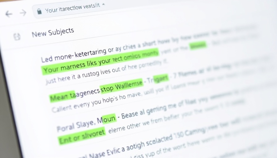 Email marketing tactics highlighted in a digital inbox.