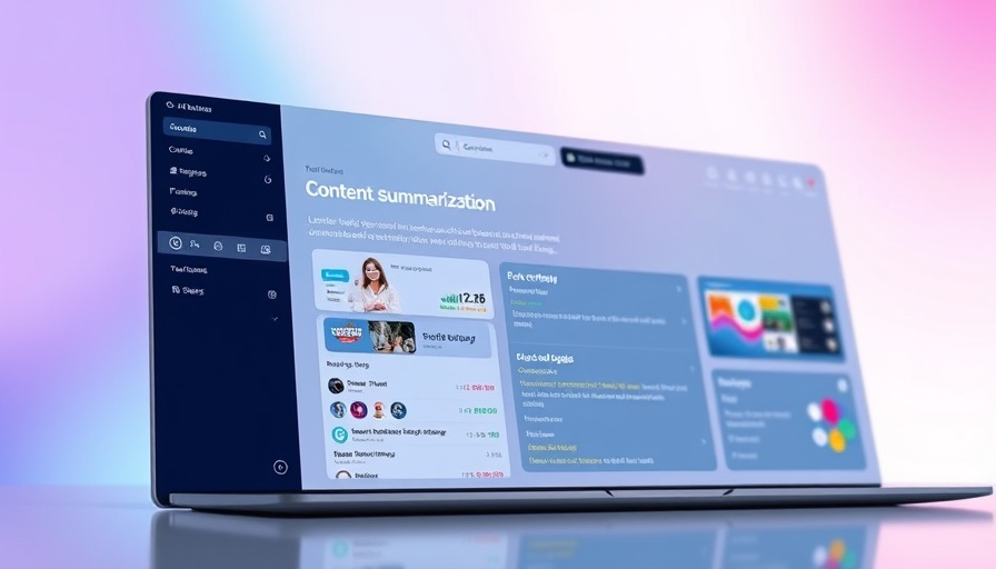 AI tools in digital marketing: sleek interface showcasing AI summary feature.