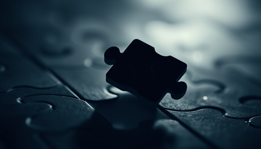Symbolic puzzle piece representing genetic link to treatment-resistant depression.