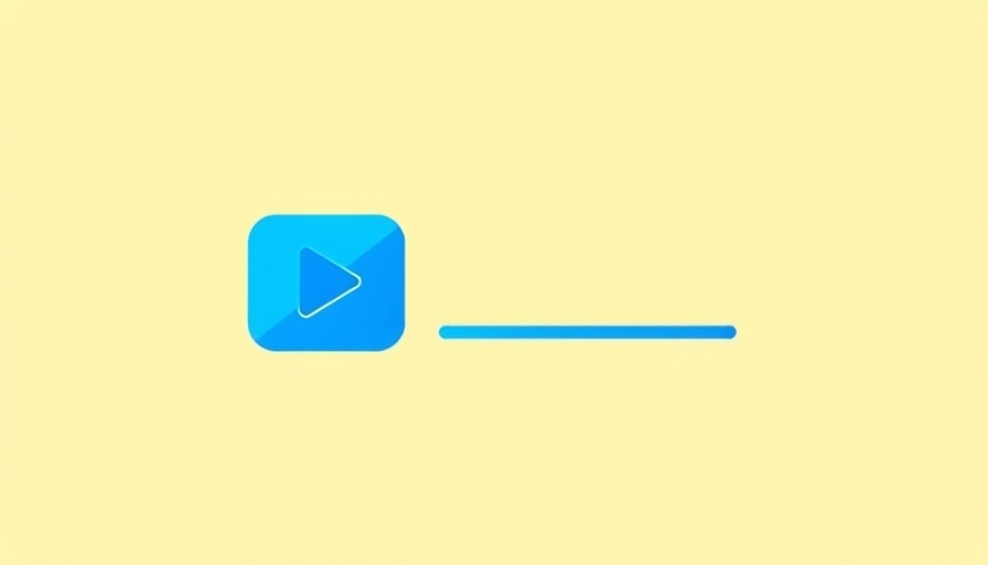 Minimalist video player icon on yellow background for cross-publisher frequency capping.