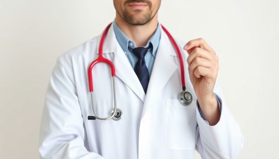 Doctor with stethoscope illustrating content curation in the medical field.