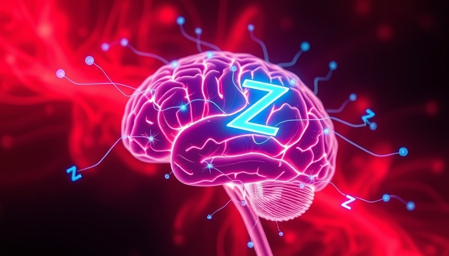 Illustration of brain sleep activity in narcolepsy and waste clearance.