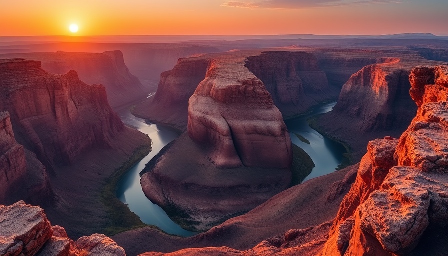 Africa canyon at sunset, showcasing rugged terrains.