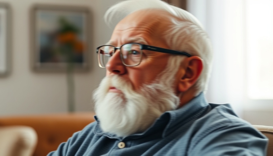 Digital replicas of people: blurred older man with beard and glasses.
