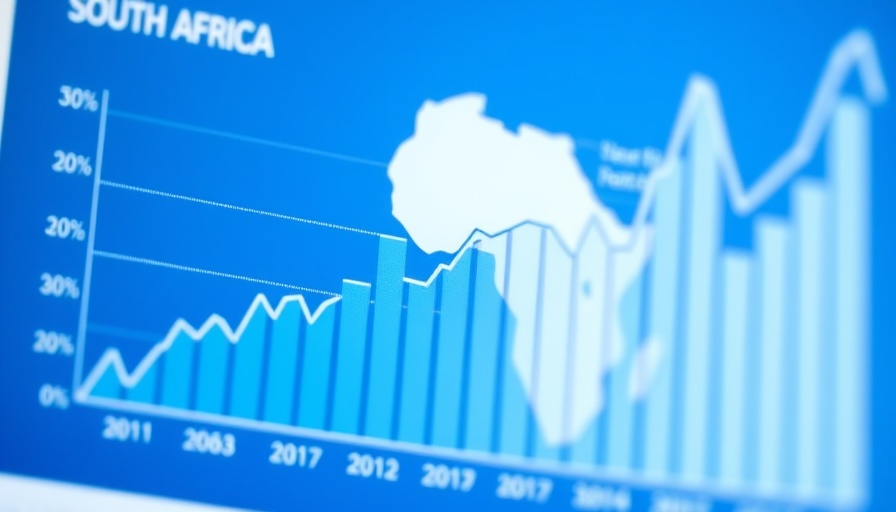 Graph of South Africa's international investment position with trends.
