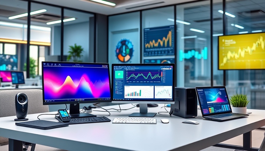 Digital tools enhancing business efficiency with modern devices.