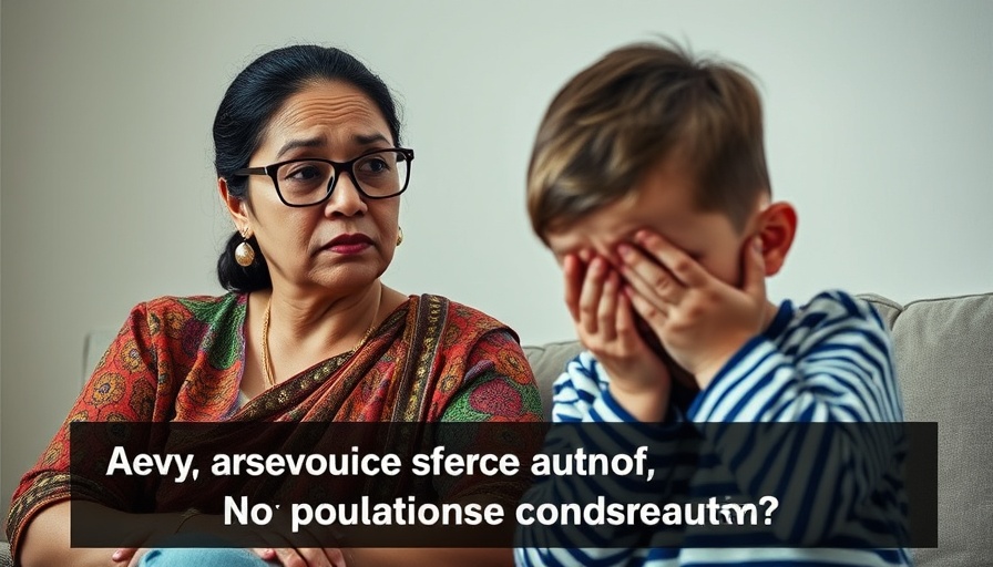 Does Bad Parenting Cause Autism? Woman and child in a contemplative setting.