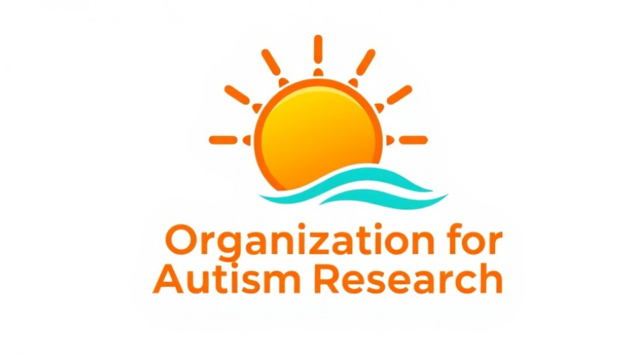 Logo of the Organization for Autism Research with a sun motif.