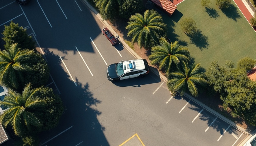Aerial view of police operation at park with news overlay, Orlando News.