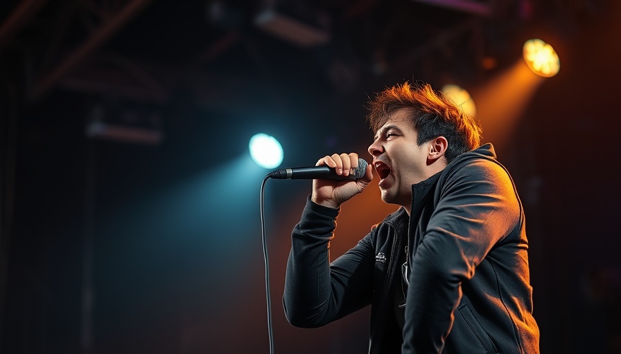 Dynamic performance tribute for D'Angelo with passionate singing on stage.