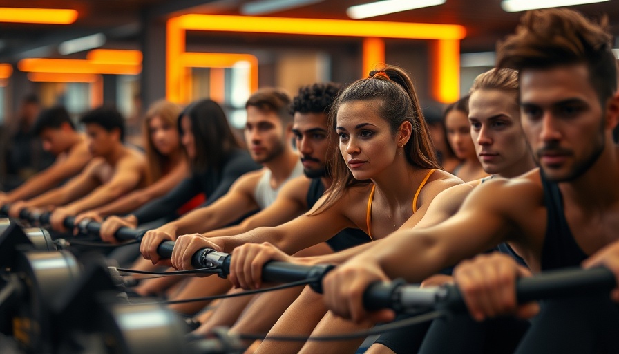 Cross-Training for Marathons in a vibrant gym environment