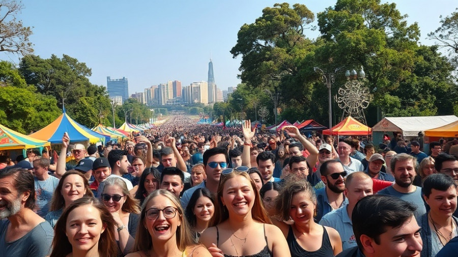 Festival at St. Pete Pier celebrating five years with vibrant crowd.