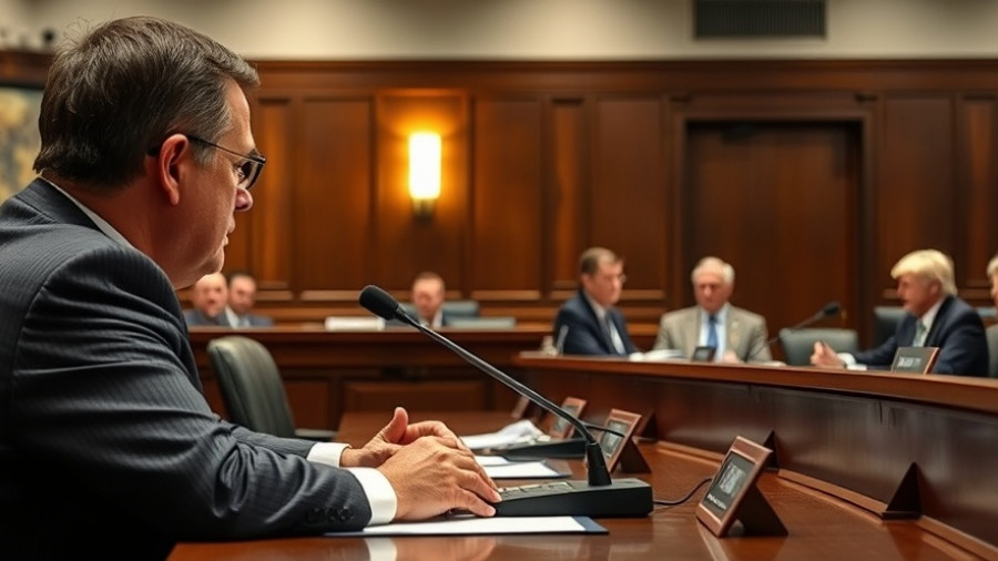 Florida News: Official in county meeting discussing issues.