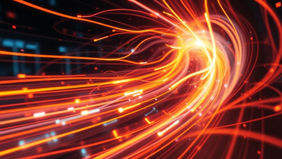 Futuristic energy streams for manifest money concept.