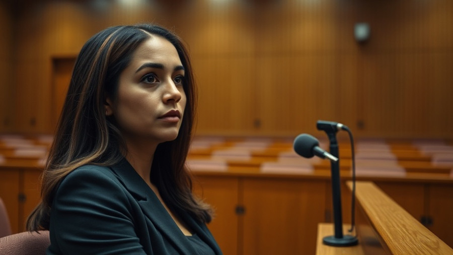 Osceola County Sheriff News: Woman in courtroom setting.