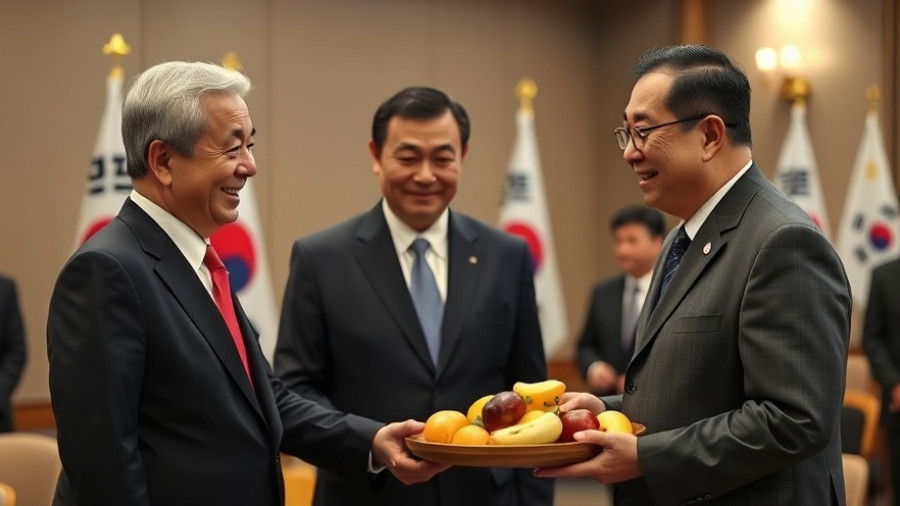 K-everything cultural impact depicted in diplomatic scene.