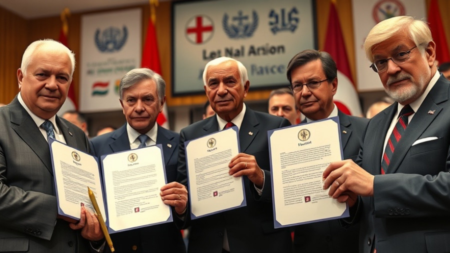 Thailand and Cambodia peace agreement signing event
