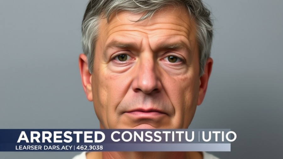 Arrests in connection to Osceola County Sheriff Marcos Lopez; mugshot with arrest details.