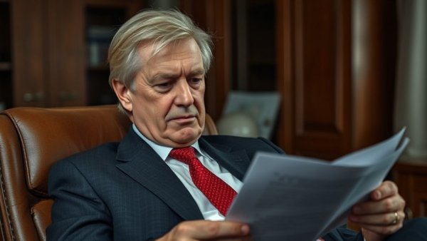 Older man in a suit discussing price cuts on weight loss drugs.