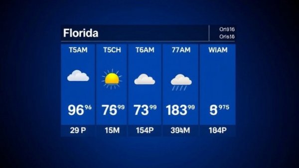 Florida News weather forecast showing temperatures across various cities.
