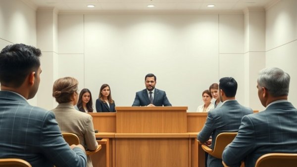 Serious courtroom scene related to Orlando News, legal proceedings.