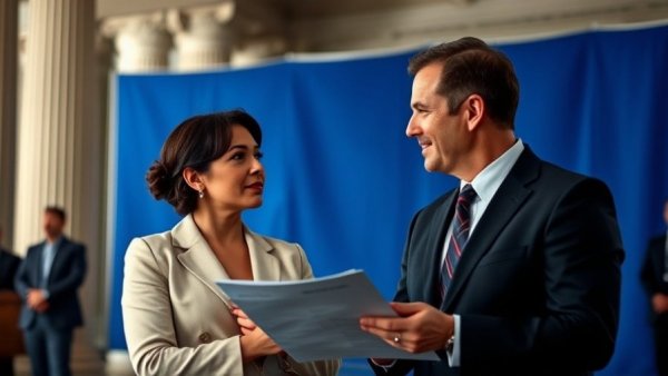 Discussion on Epstein files release with officials in dialogue.